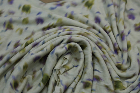 50% Tencel 40% Acrylic 10% Wool Blend - 140gsm  Shibori Dye Joomme Fabric