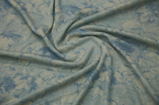 50% Tencel 40% Acrylic 10% Wool Blend - 140gsm  Shibori Dye Joomme Fabric