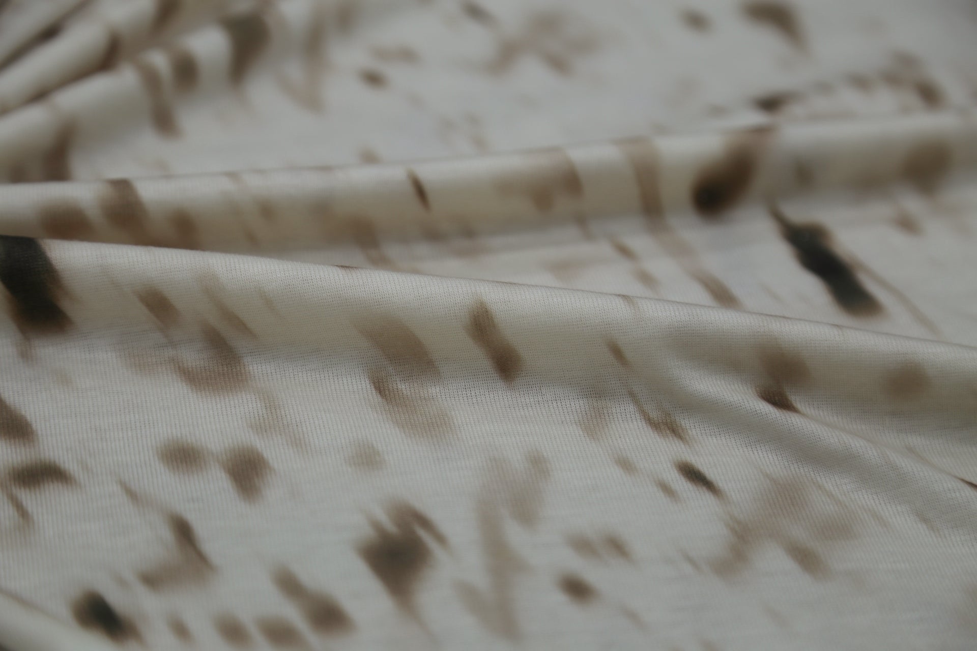 Tencel Cashmere Blend Knit Fabric - Ombre Beige & Brown Joomme Fabric