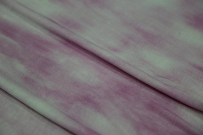 Shibori Dyed Textured Fabric - 50% Tencel 40% Acrylic 10% Wool Blend - 140gsm Soft Drape Knit Joomme Fabric