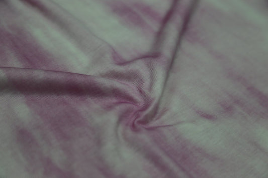 Shibori Dyed Textured Fabric - 50% Tencel 40% Acrylic 10% Wool Blend - 140gsm Soft Drape Knit Joomme Fabric