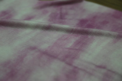 Shibori Dyed Textured Fabric - 50% Tencel 40% Acrylic 10% Wool Blend - 140gsm Soft Drape Knit Joomme Fabric